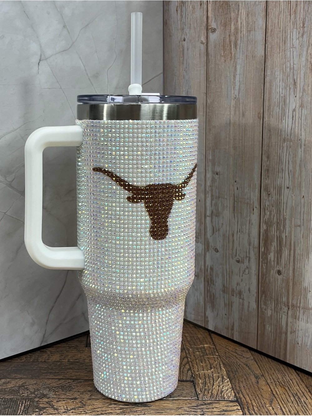 The Memory Company University of Texas Longhorns Official 40 oz. Bling Tumbler - Picture 2 of 7
